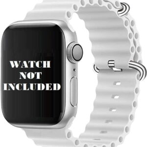 mSkin360 Flexible White Ocean Band for Apple Watch