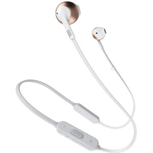 JBL T205BT by Harman Wireless Bluetooth in Ear Neckband, Rose Gold