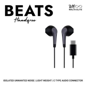 Walta Elite Bass Heads in-Ear Wired Earphones with Super Extra Bass, with Mic (Black)