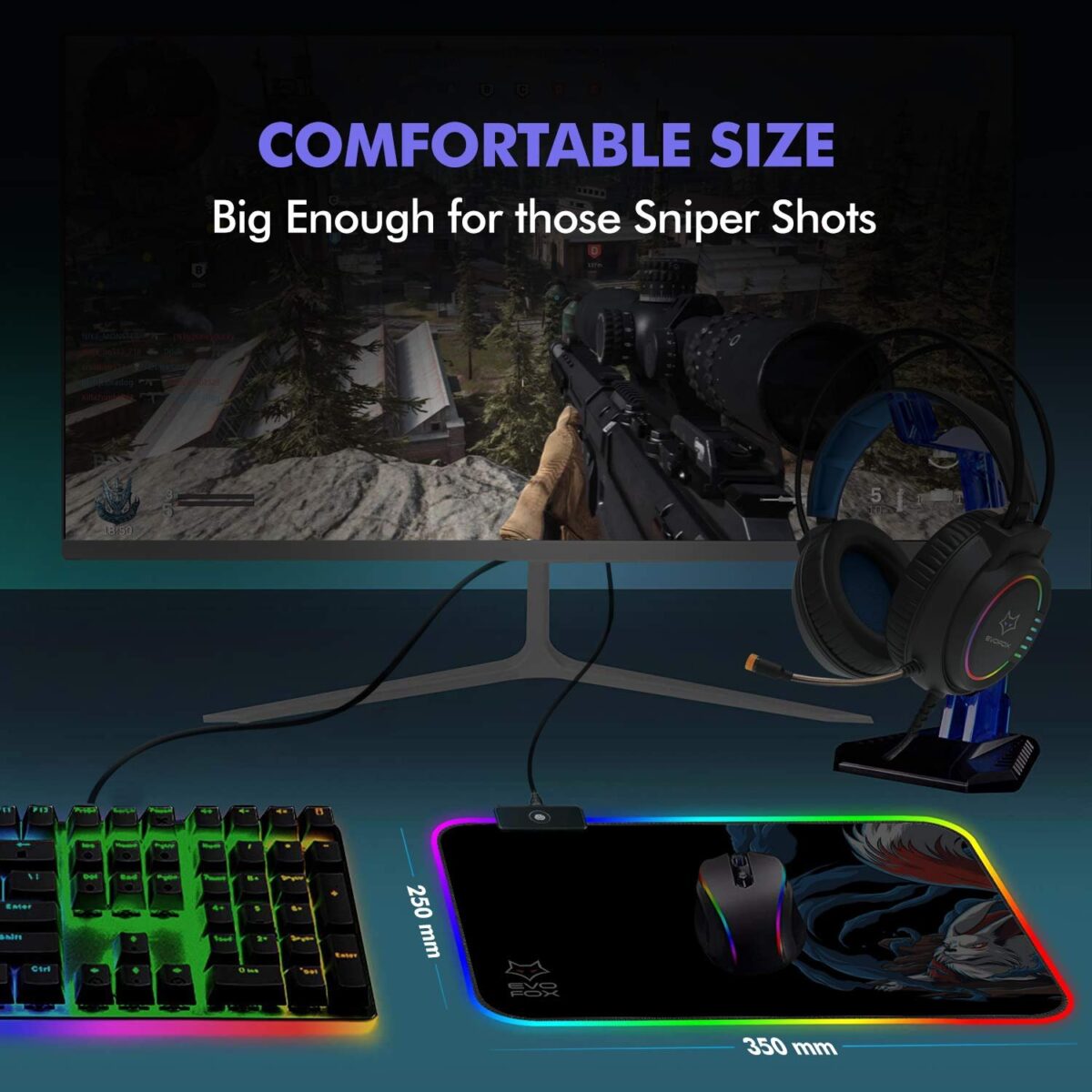 EvoFox Falcon LX35 Gaming Mouse Pad 3 Shop Mobile Accessories Online in India