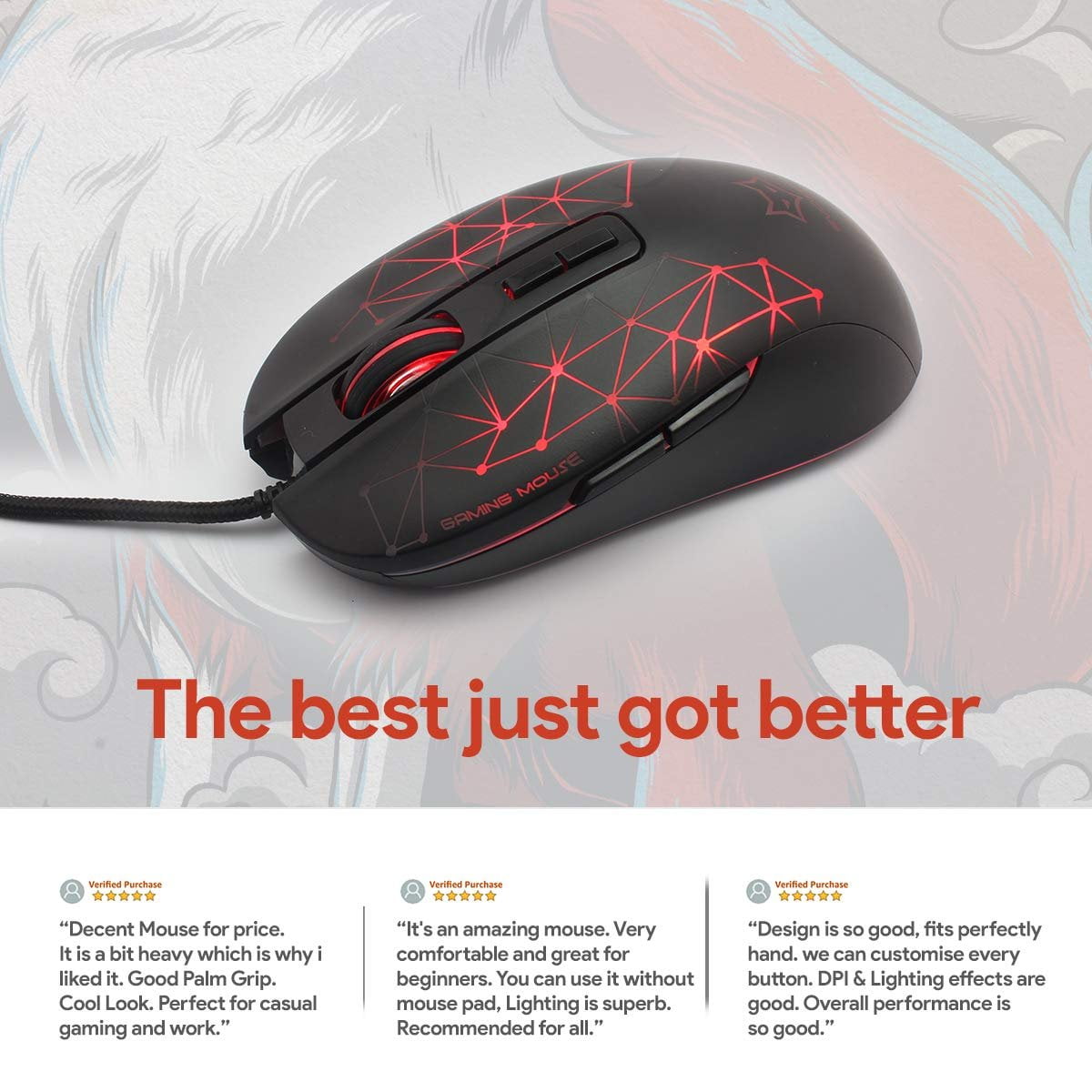 EvoFox Phantom Wired Gaming Mouse 3 Shop Mobile Accessories Online in India