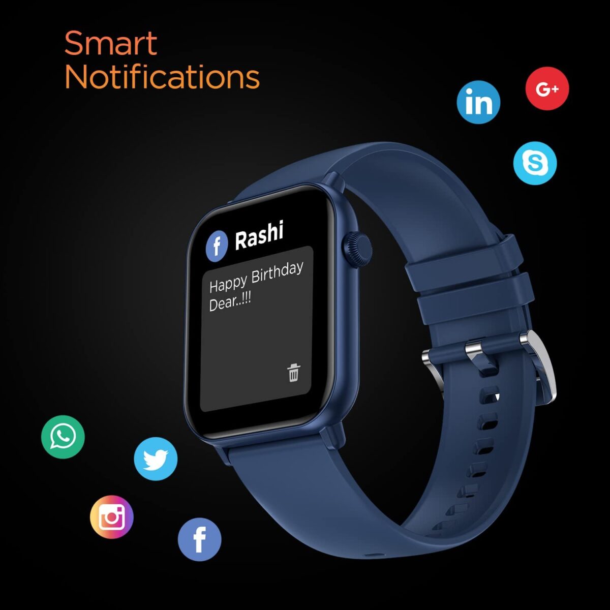 Fire Boltt Ninja Fit Smartwatch Blue 7 Shop Mobile Accessories Online in India