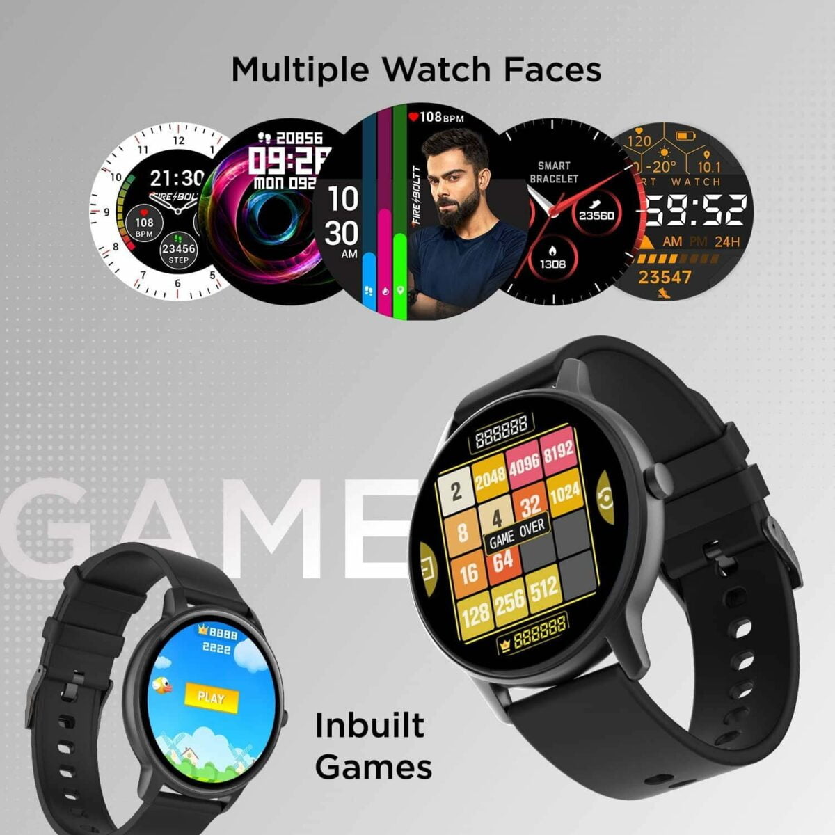Fire Boltt Rage Full Touch Smartwatch Black 4 Shop Mobile Accessories Online in India