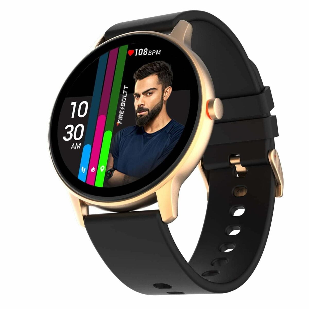 Fire Boltt Rage Full Touch Smartwatch Black Gold 1 Shop Mobile Accessories Online in India
