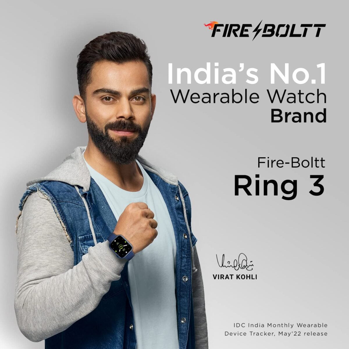 Fire Boltt Ring 3 Smart Watch Grey 3 Shop Mobile Accessories Online in India