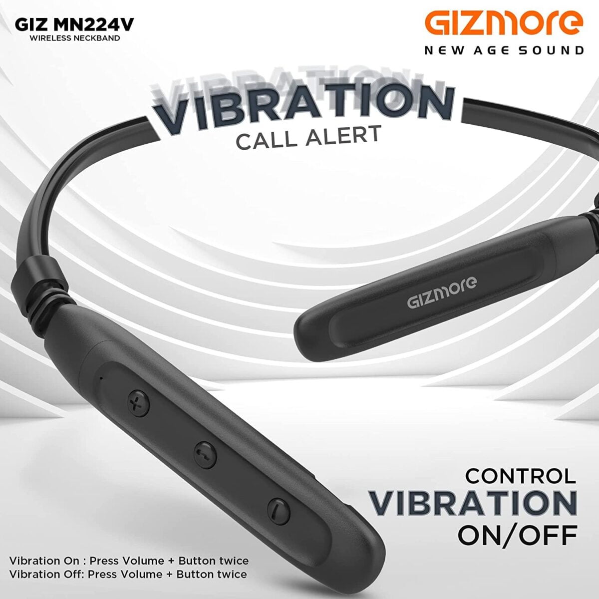 Gizmore MN224V Bluetooth Wireless Neckband 4 Shop Mobile Accessories Online in India