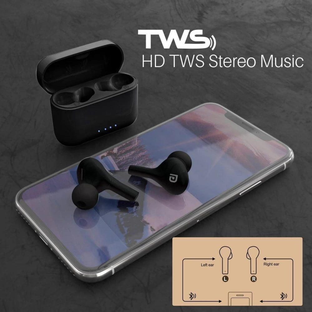 Harmonics Twins 33 Earbuds Black 2 Shop Mobile Accessories Online in India