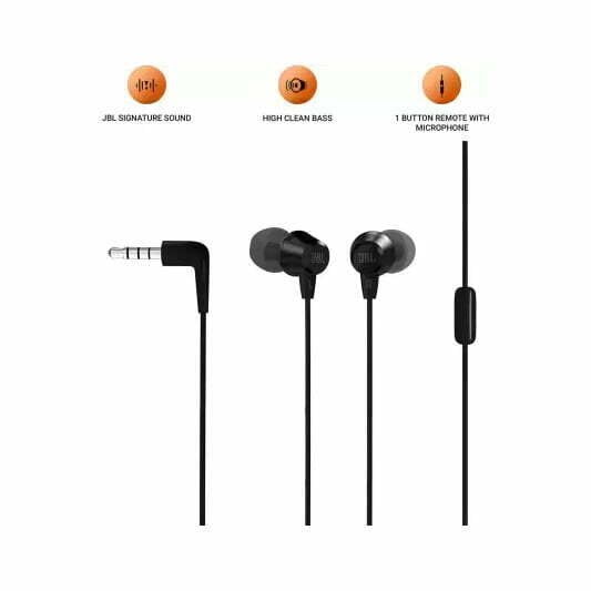 JBL T50HI by Harman Wired In Ear Headphone 1 Shop Mobile Accessories Online in India