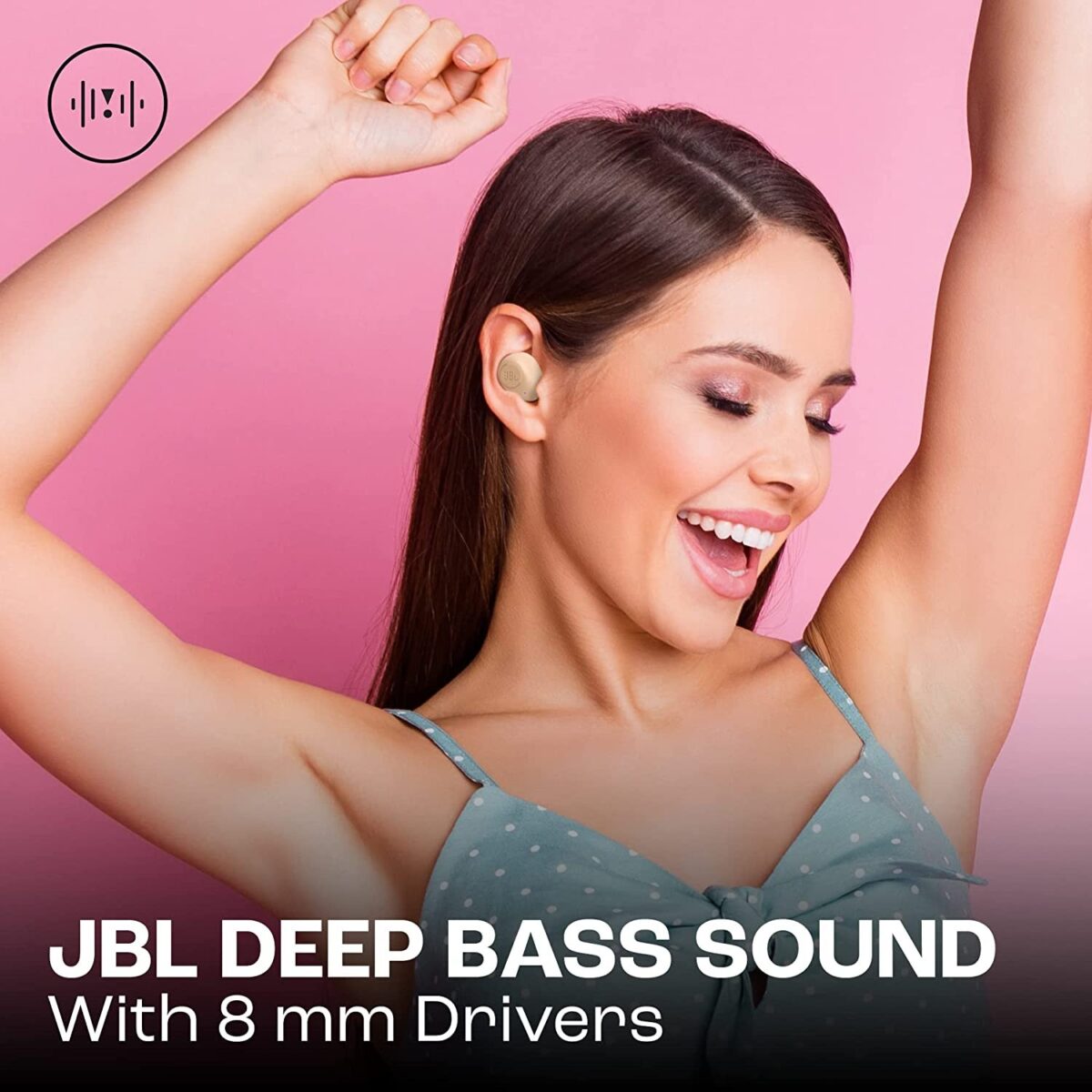 JBL Wave Buds in Ear Earbuds TWS with Mic Beige 7 Shop Mobile Accessories Online in India