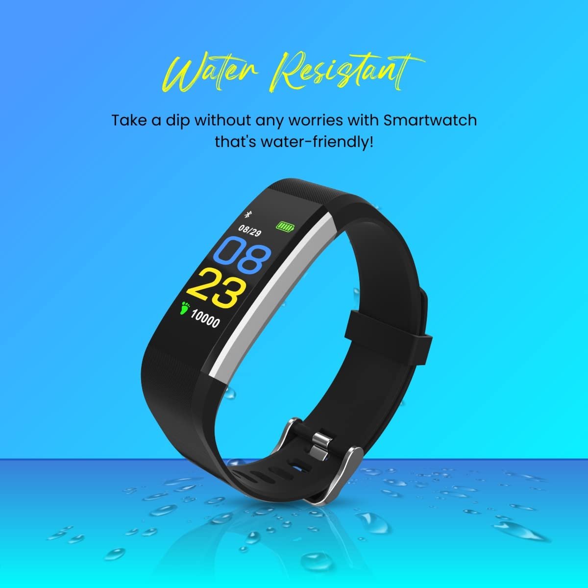 Kronos X3 Smart Fitness Band Black 4 Shop Mobile Accessories Online in India