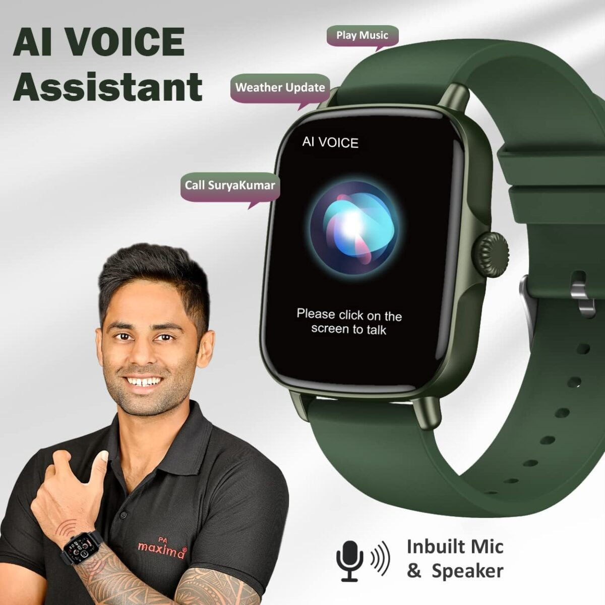Maxima Max Pro Turbo Bluetooth Calling Smartwatch Green 3 Shop Mobile Accessories Online in India