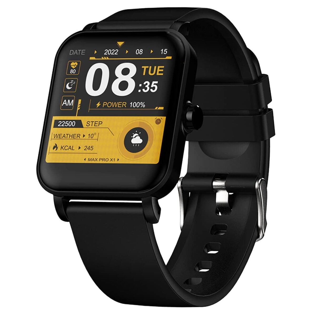 Maxima Max Pro X1 Smartwatch Black 1 Shop Mobile Accessories Online in India