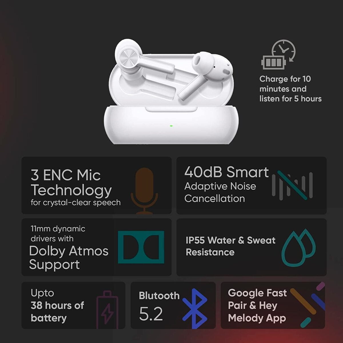 OnePlus Buds Z2 Bluetooth Truly Wireless in Ear Earbuds 6 Shop Mobile Accessories Online in India