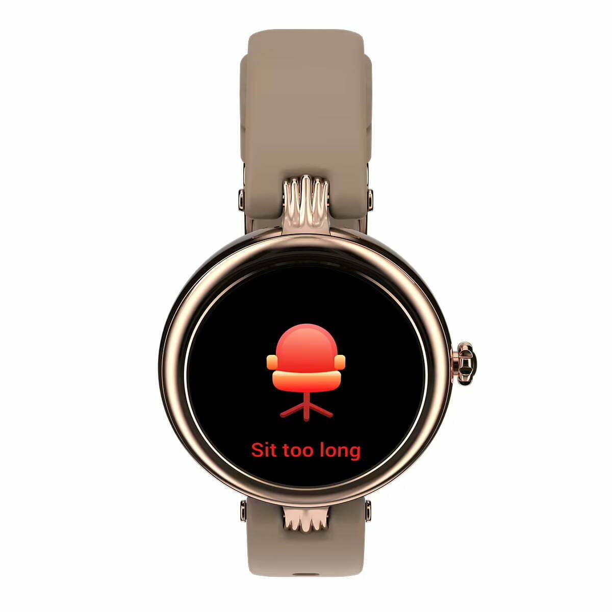Pebble Venus Premium Calling Smartwatch Tan Gold 2 Shop Mobile Accessories Online in India