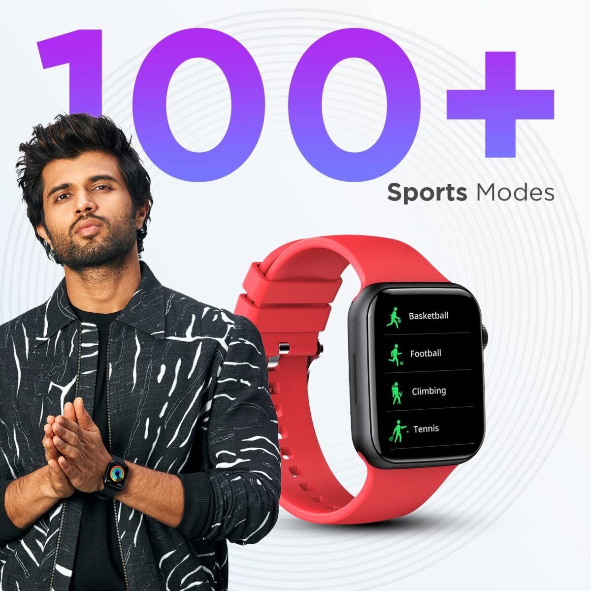 Ring Plus Bluetooth Calling Smartwatch Red Black 6 Shop Mobile Accessories Online in India