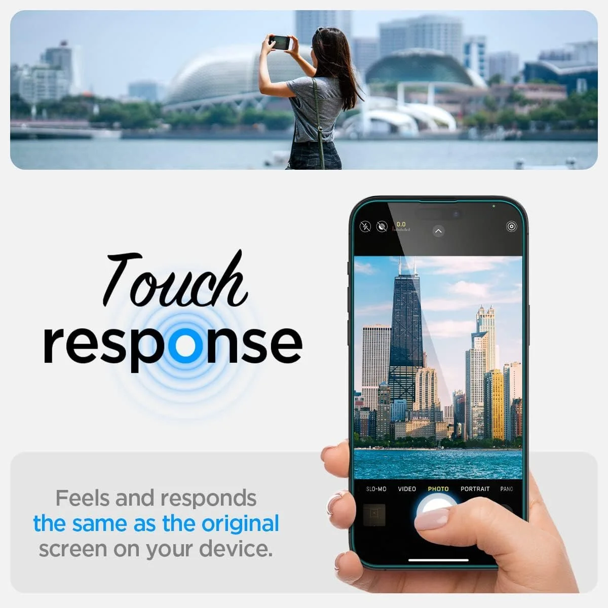 Screen protector for iphone 14 pro 2 spigen glastr ez fit tempered glass