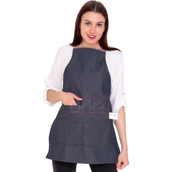 Denim kitchen apron