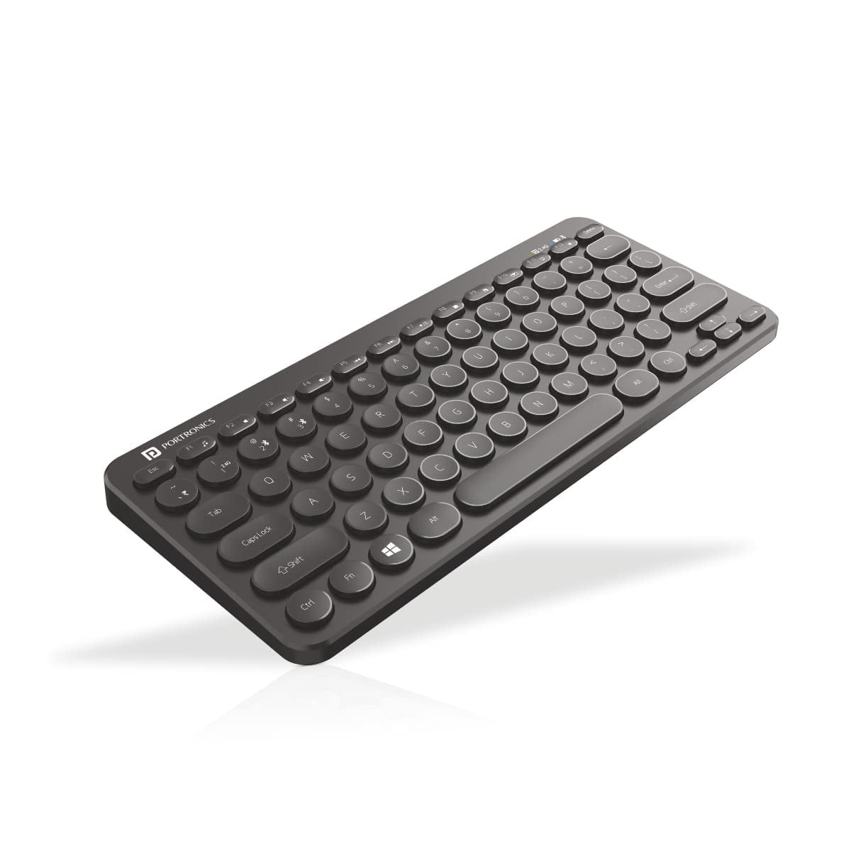 The Keyboard wireless for laptop and smartphones has a power saving mode that helps the AAA batteries inside bubble run for 3 months approx. Portronics Bubble . 1 Shop Mobile Accessories Online in India