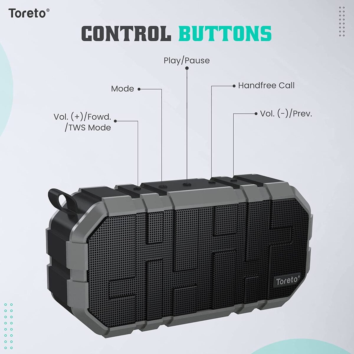 Toreto TOR 325 Boom Grey 4 Shop Mobile Accessories Online in India