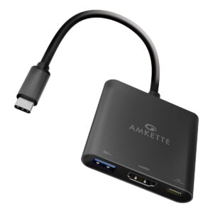 Amkette Multiport Type C 3 in 1 Hub