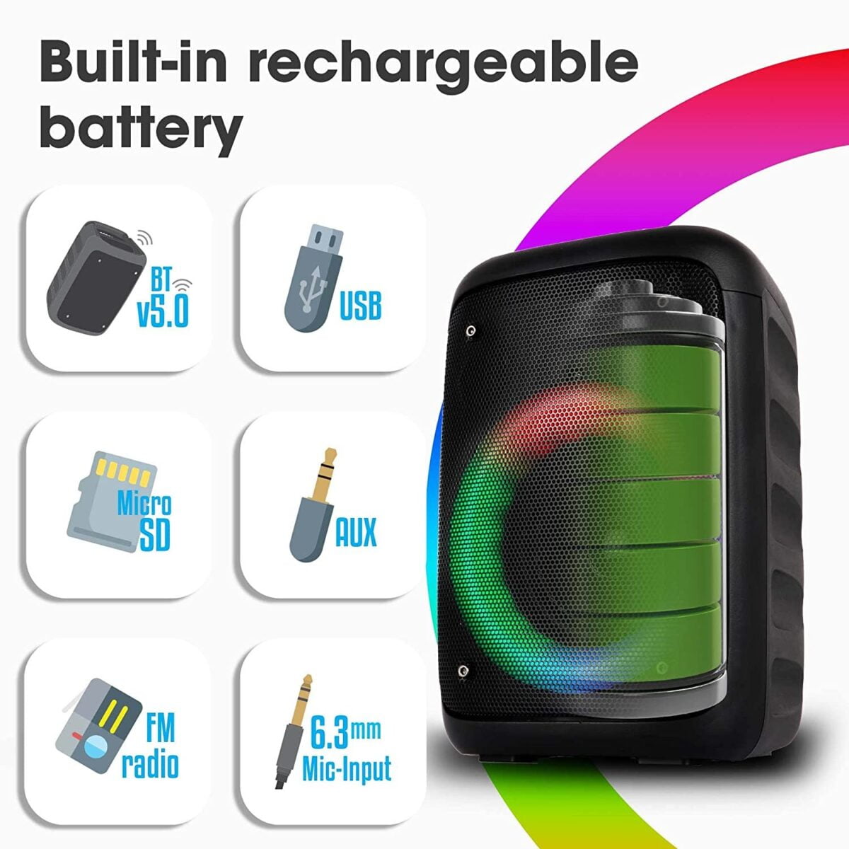 ZEBRONICS Zeb Buddy 100 Portable BT v5.0 Speaker 4 Shop Mobile Accessories Online in India
