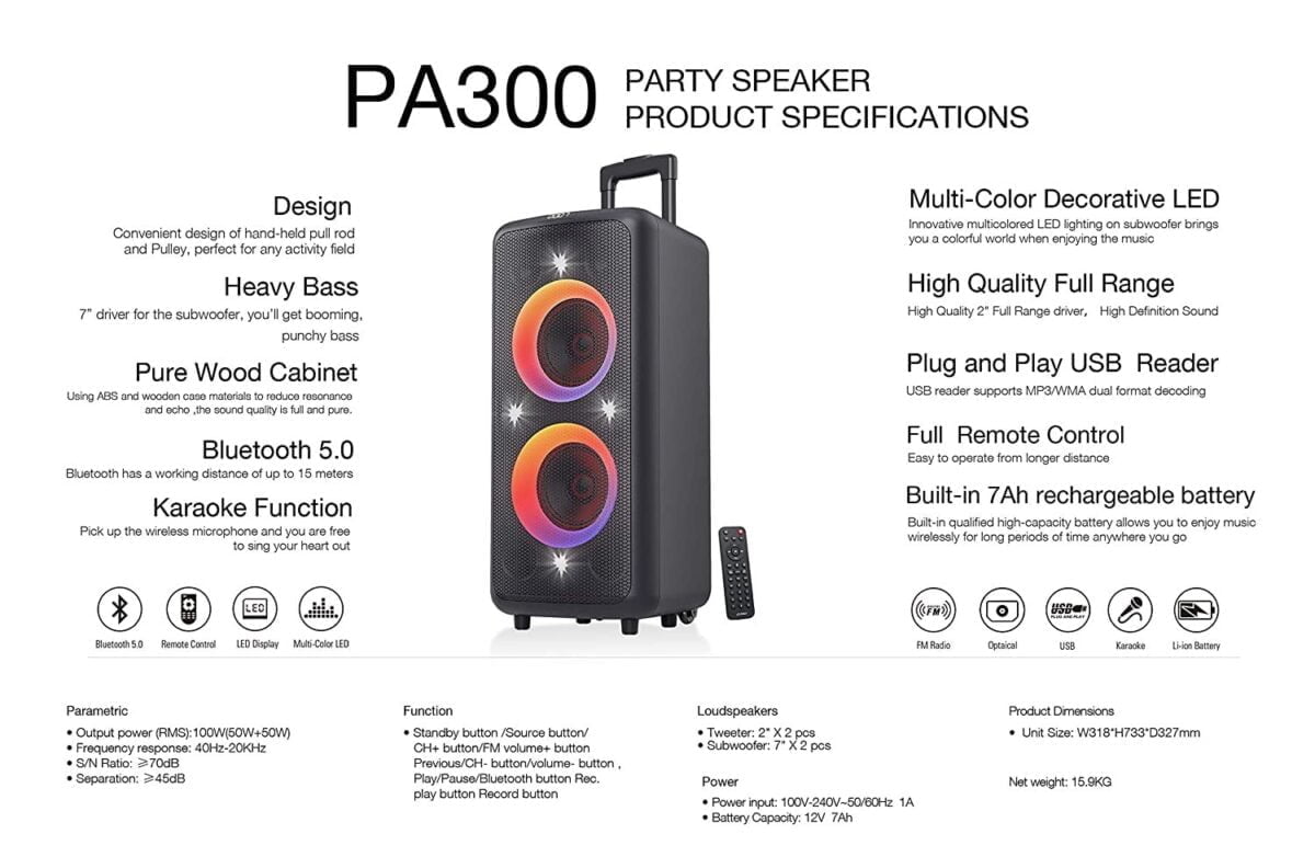 fd p300 bluetooth party speakers 5 Shop Mobile Accessories Online in India