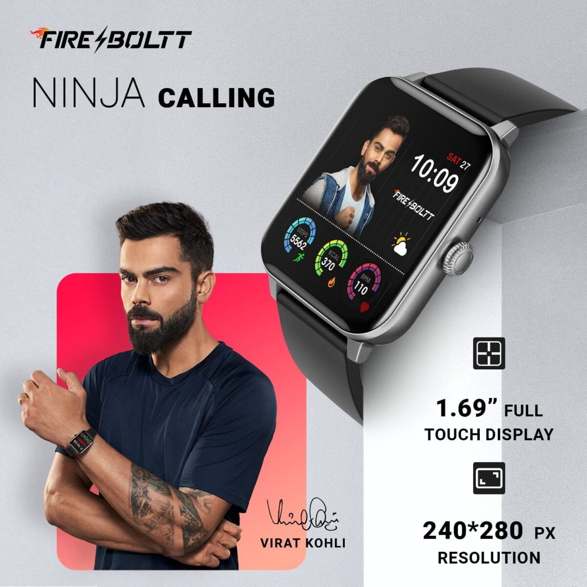 fire boltt ninja calling smart watch 10 Shop Mobile Accessories Online in India