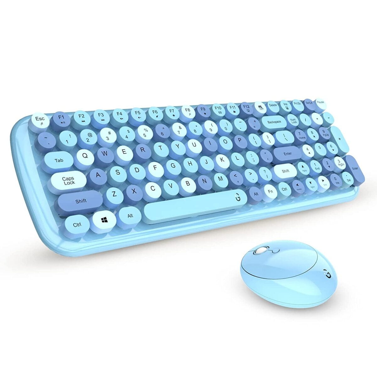 I gear keybee retro typewriter inspired 2. 4ghz wireless keyboard and mouse combo 7 wireless keyboard and mouse