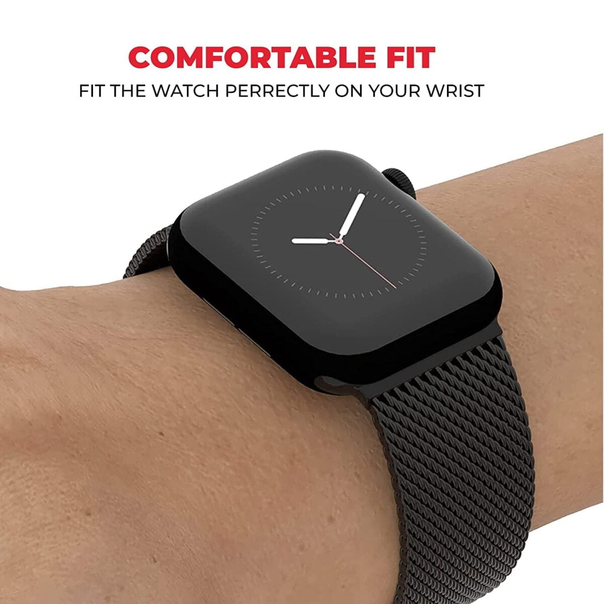 iWatch metal strap black 5 Shop Mobile Accessories Online in India