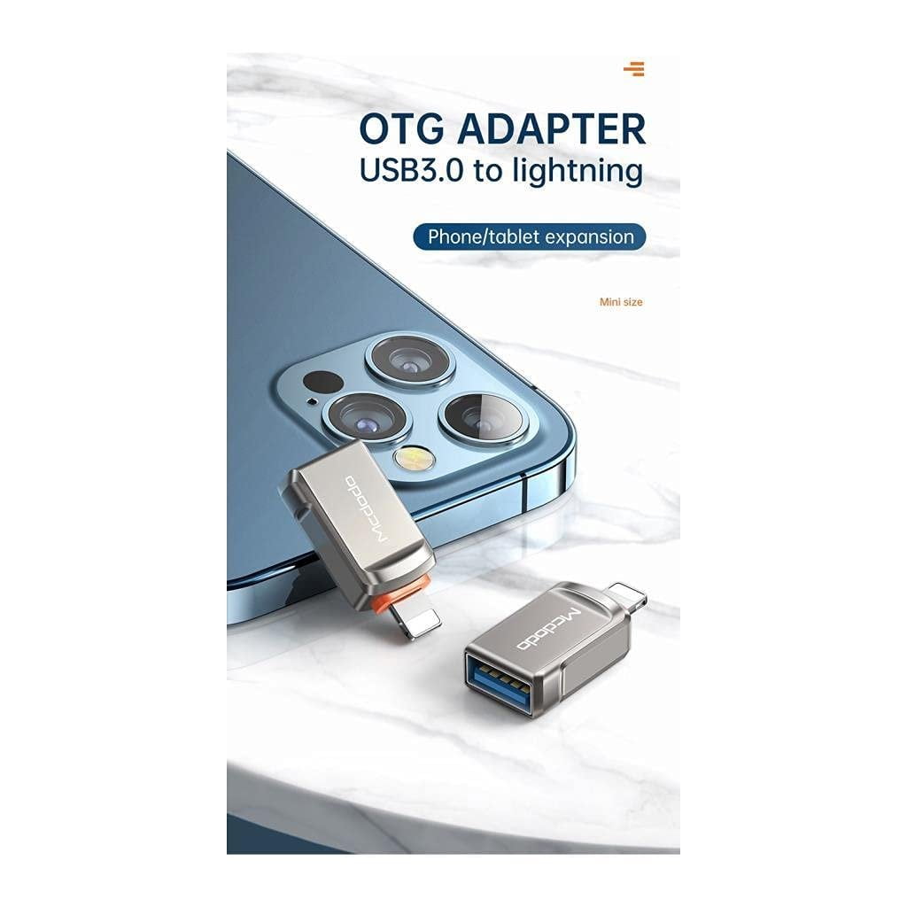 mcdodo USB A 3.0 to Lightning Adapter 5 Shop Mobile Accessories Online in India