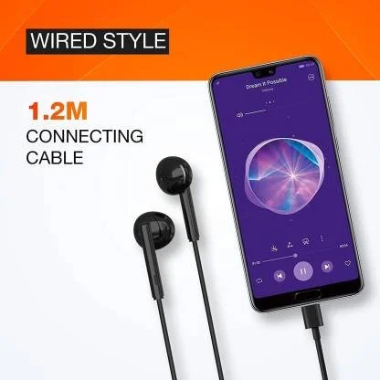 Playgo we65c black play original world of play we65c wired in ear earphone with mic (black)