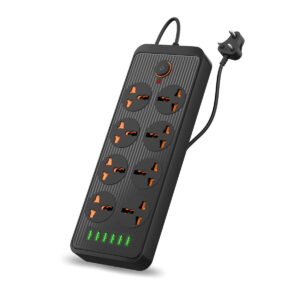 Portronics Power Plate 7 with 6 USB Port + 8 Power Sockets