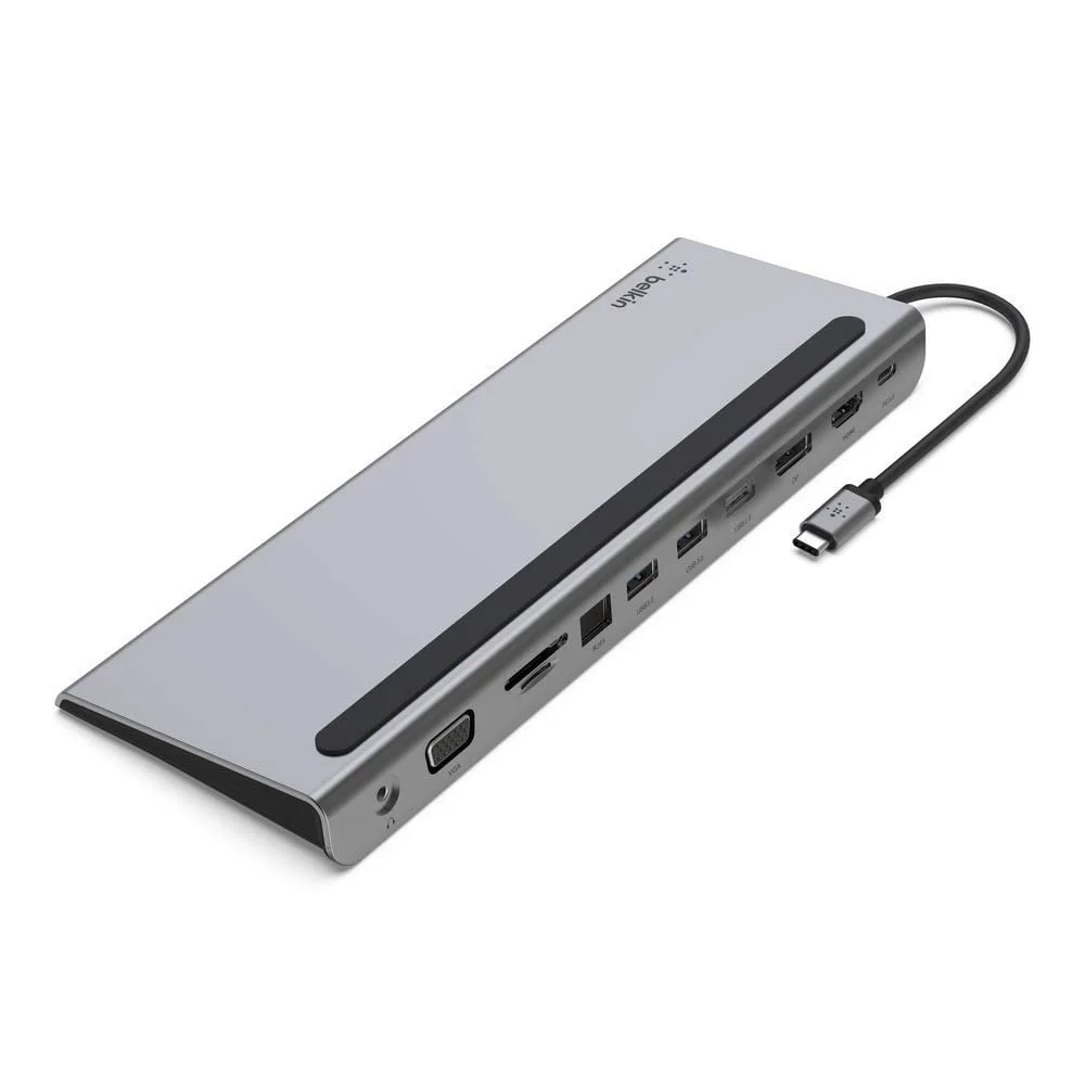 Belkin usb c hub, 11-in-1 multiport adapter dock