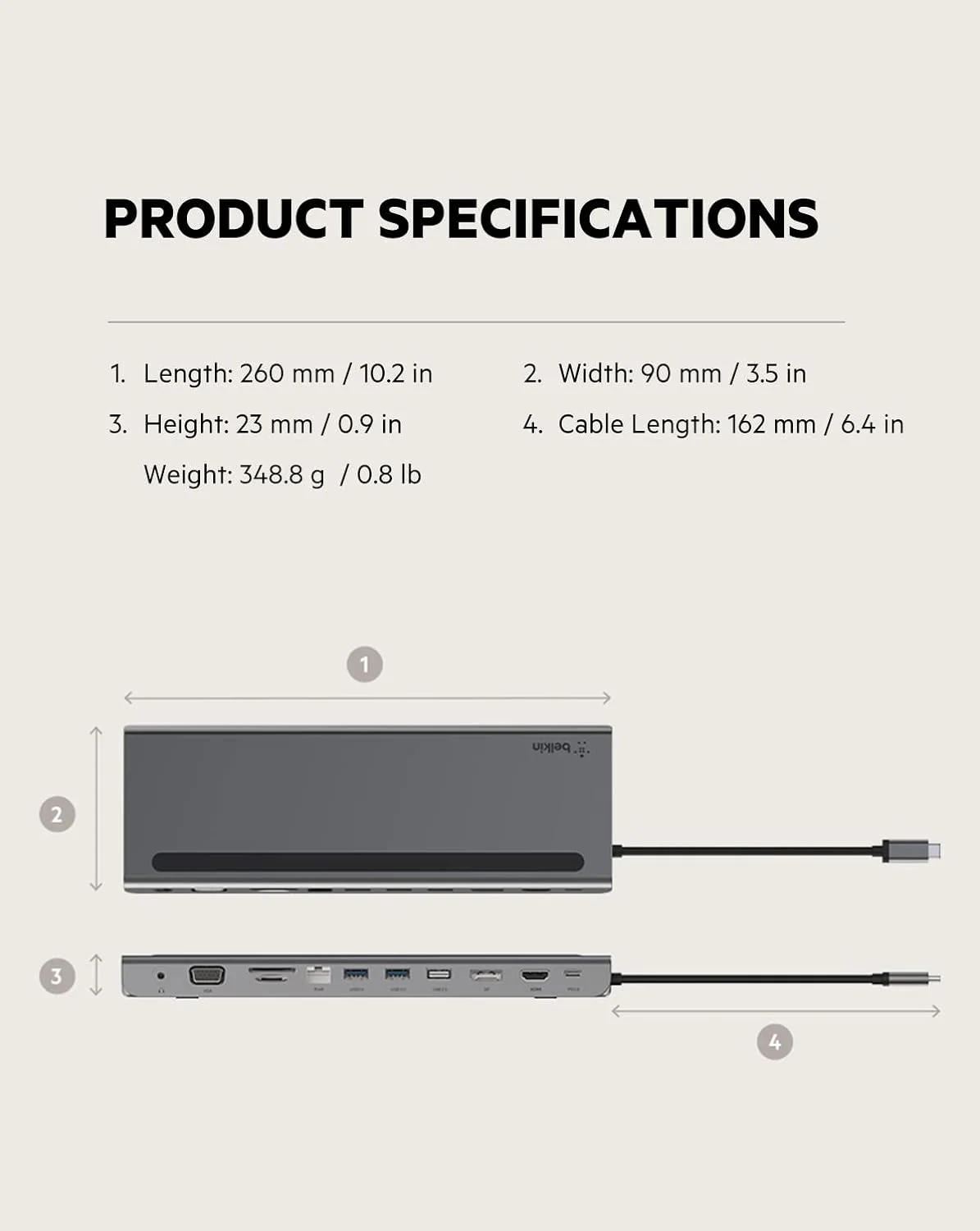 Belkin usb c hub 11 in 1 multiport adapter dock 10