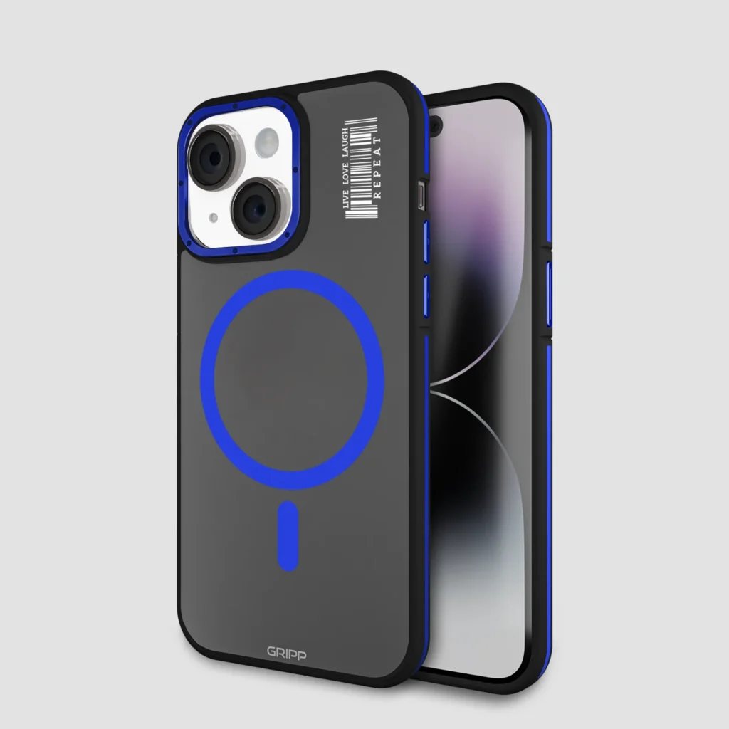 Gripp raigor iphone 15 plus (6. 7) with magsafe case - blue