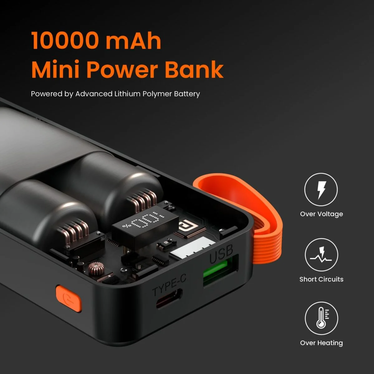 Portronics ampbox 10k 10000 mah power bank