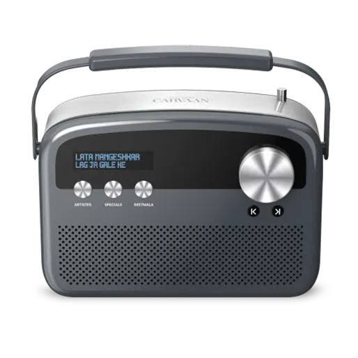 Saregama Carvaan Lite Hindi Portable Music Player, Graphite Grey