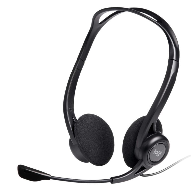 Logitech H370 USB Stereo Wired Over Ear Headphones