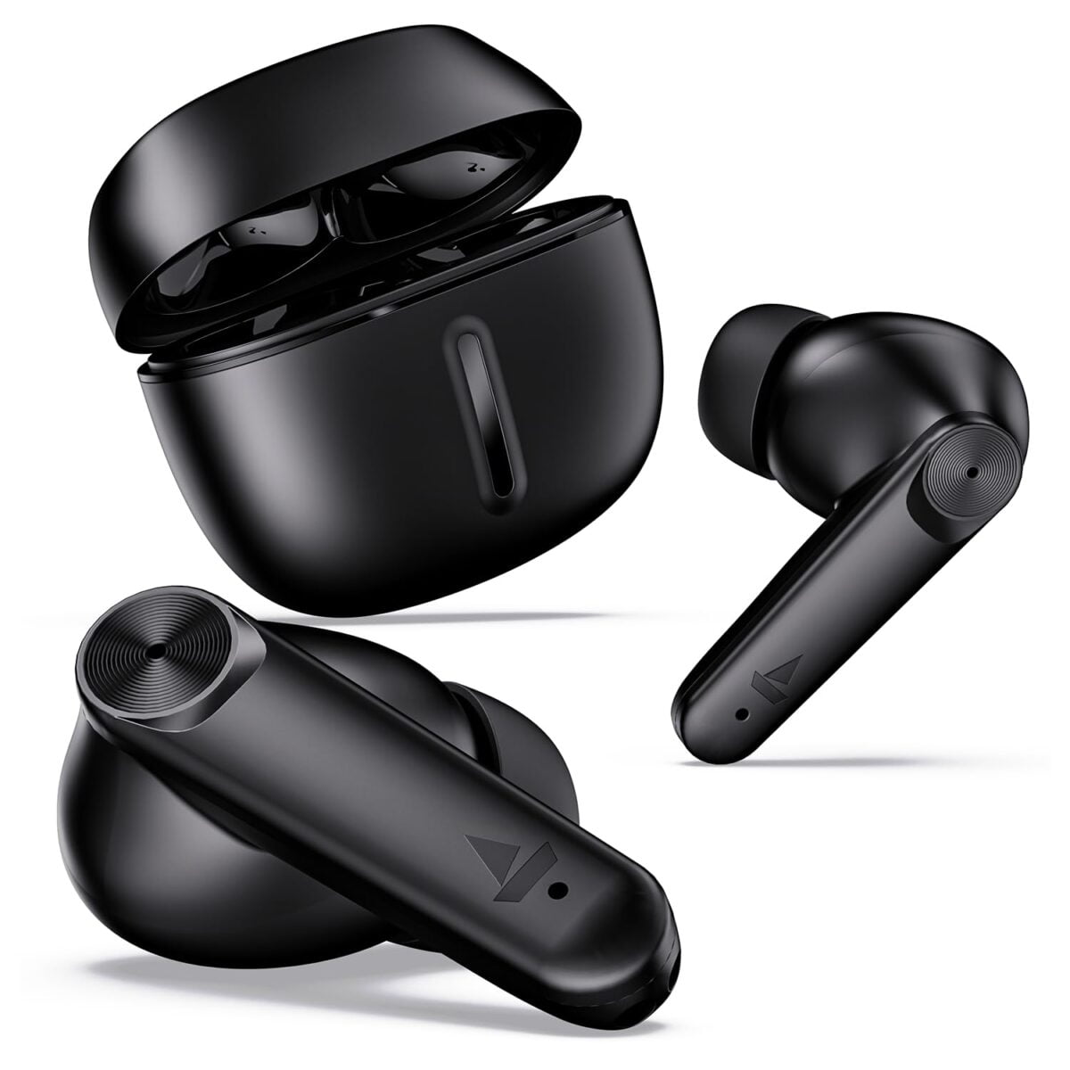 Boat airdopes max tws earbuds with 100 hrs playtime (black)