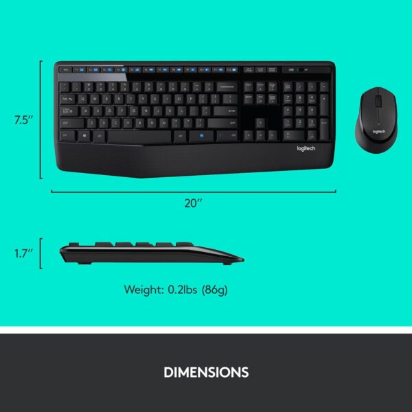 Logitech mk345 wireless keyboard and mouse set 12 logitech mk345 wireless keyboard and mouse set