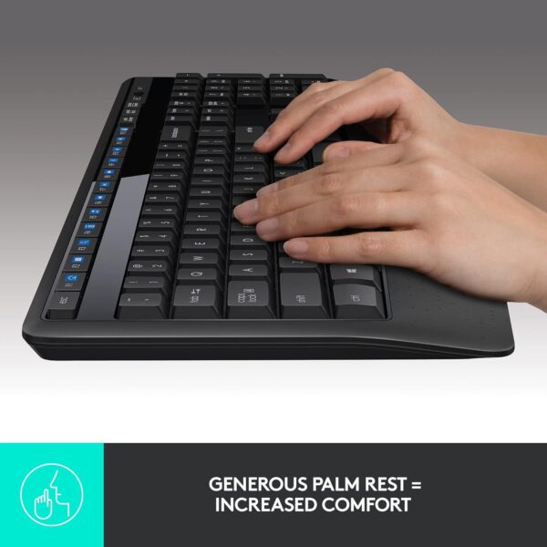 Logitech mk345 wireless keyboard and mouse set 4 logitech mk345 wireless keyboard and mouse set