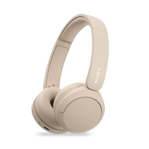 Sony WH-CH520 Wireless On-Ear Bluetooth Headphone - Beige