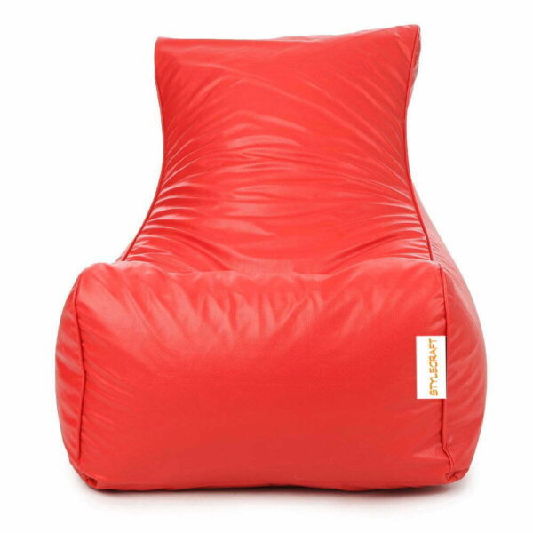 Red loungerrs 1 lounger bean bag