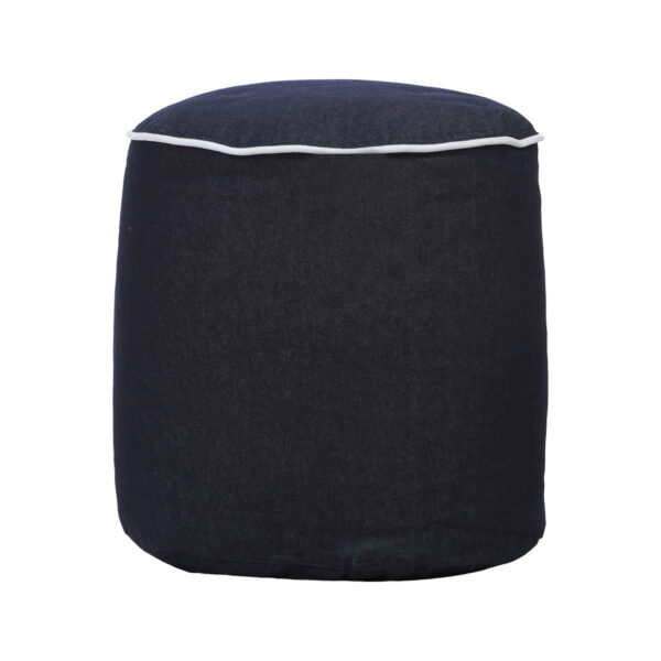 Denim footrest denim round footstool