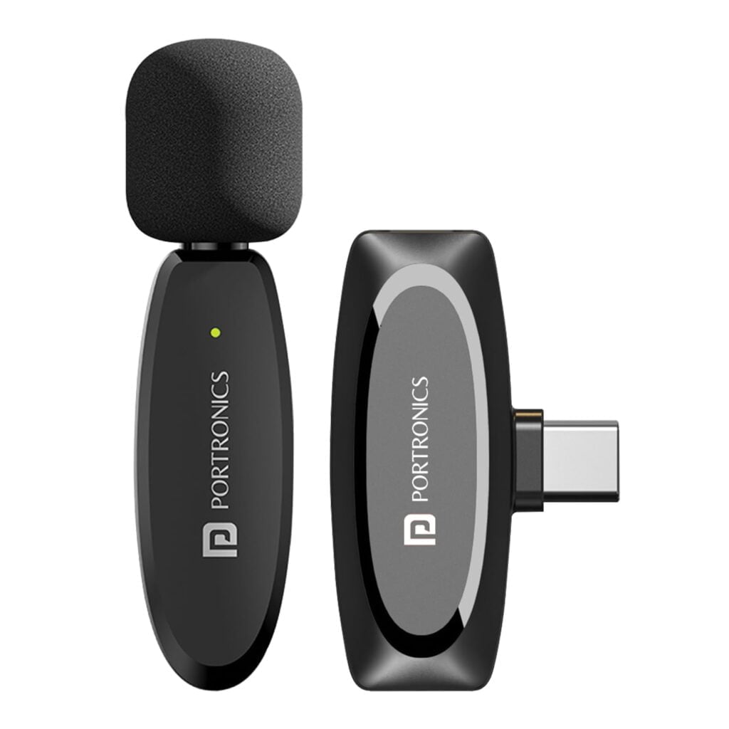 Portronics Dash 7 Omnidirectional Type C Wireless Microphone