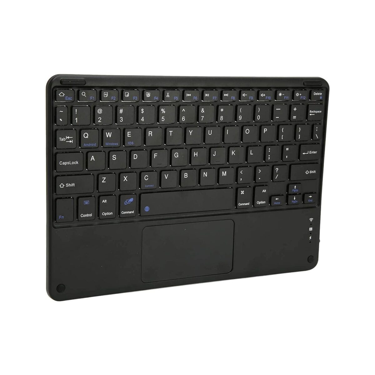 Helonics rechargeable bluetooth 5. 0 keyboard with touchpad