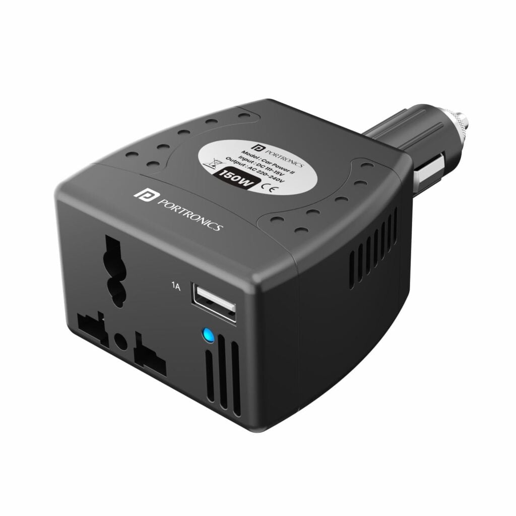 Portronics 150W Car Power II Car Inverter (1)