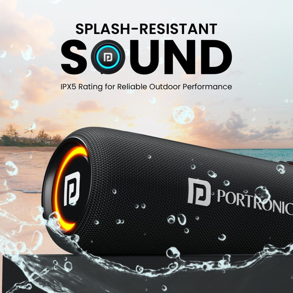 Portronics resound 2 15w hd sound portable wireless bluetooth speaker 5 portronics resound 2 15w hd sound portable wireless bluetooth speaker