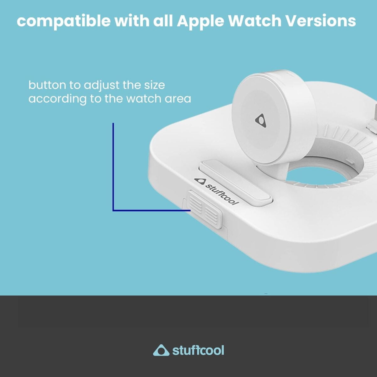 Stuffcool aw009 2 in 1 apple watch and air pods charger 3 stuffcool aw009 2 in 1 apple watch and air pods charger