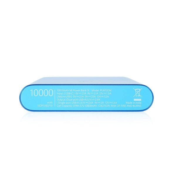 Mi power bank 3i 10000 mah blue 2 mi power bank 3i 10000 mah (blue)